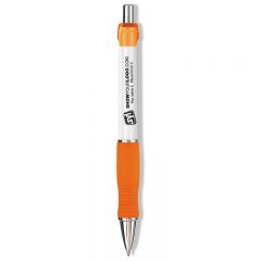 Papermate Breeze Ballpoint Pen with White Barrel - Orange
