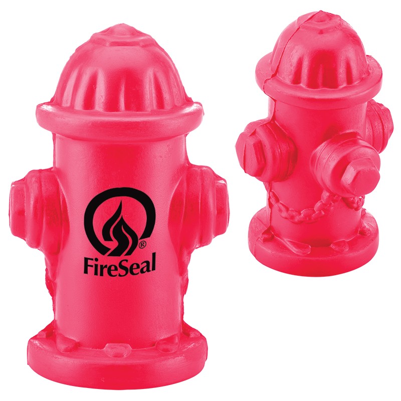 Fire Hydrant Stress Reliever - Red