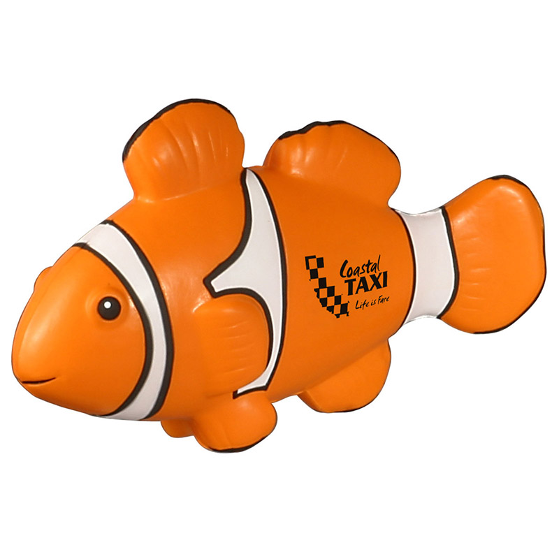 Clown Fish Stress Reliever - Orange White