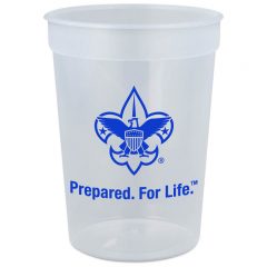 Smooth Plastic Stadium Cups – 12 oz - Frost