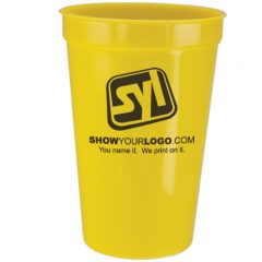 Large Plastic Cups – 22 oz - Yellow