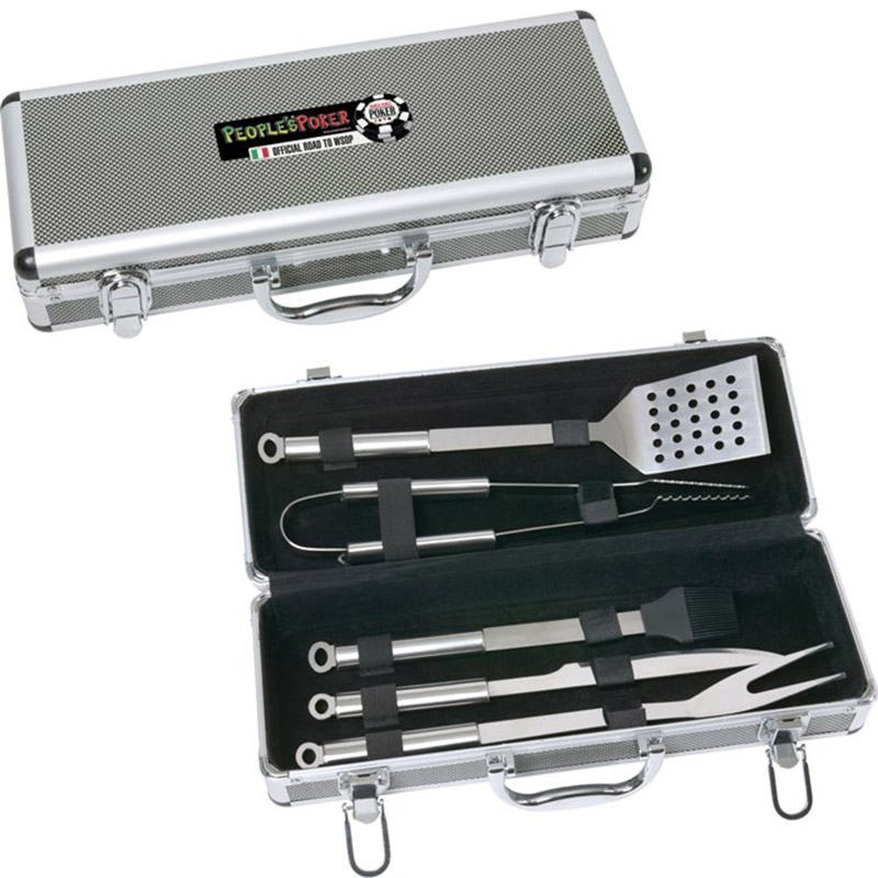 Blaze 5 Piece BBQ Set - Stainless Steel