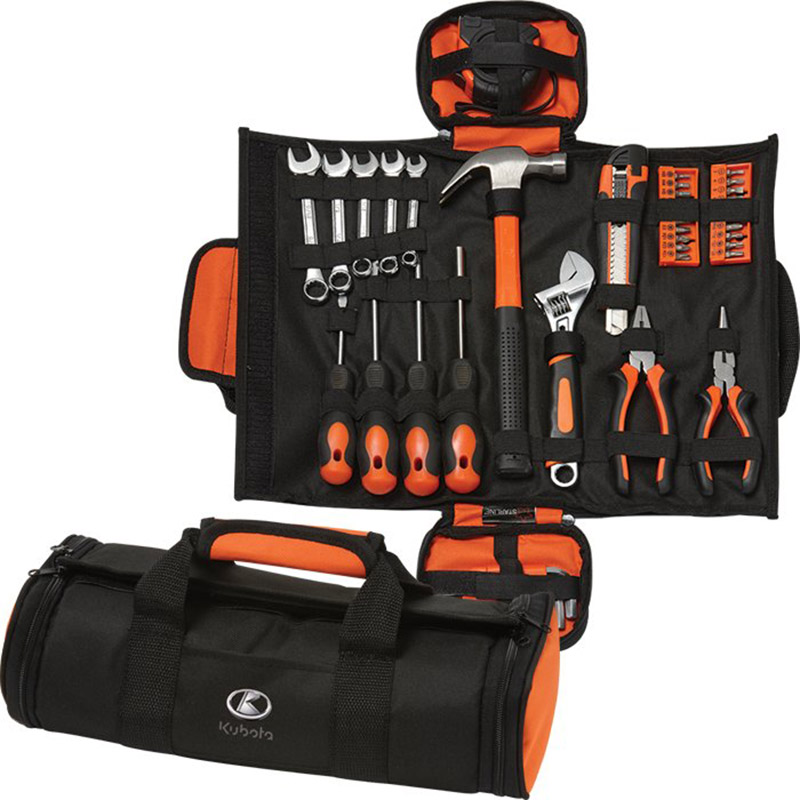 Foldable Tool Set – 45 Piece - Black Orange