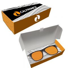 Tinted Lenses Rubberized Sunglasses - Optional Gift Box
