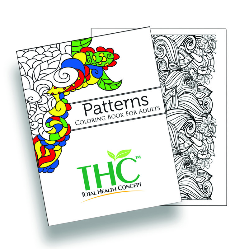 Coloring Book for Adults - Stock Cover With Logo