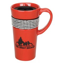 Bling Traveler Mug – 14 oz - Red