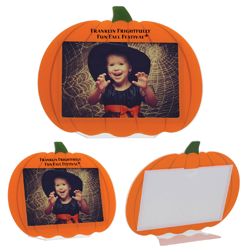 Pumpkin Photo Frame - Orange