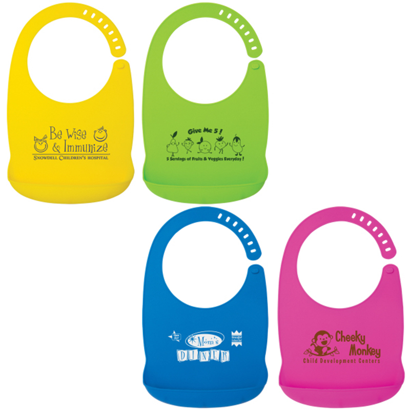 Silicone Baby Bib - Group