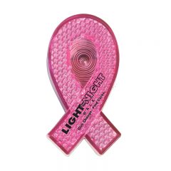 Pink Ribbon Strobe Light - Pink