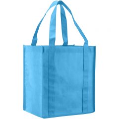 Atlas Non-Woven Grocery Tote Bag - Carolina Blue