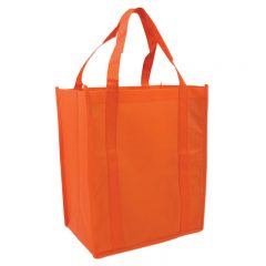 Atlas Non-Woven Grocery Tote Bag - Orange