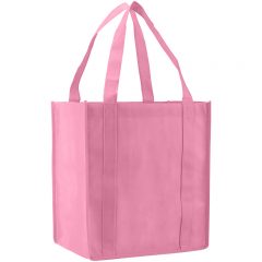 Atlas Non-Woven Grocery Tote Bag - Pink
