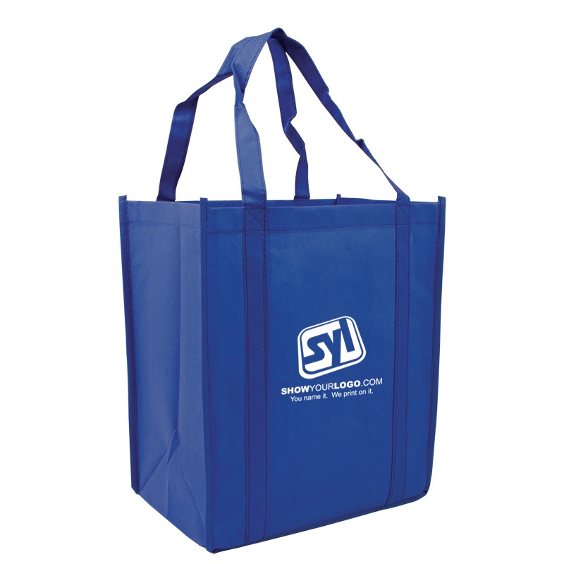 Atlas Non-Woven Grocery Tote Bag - Reflex Blue