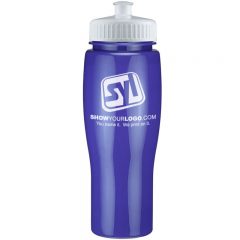 Contour Plastic Water Bottles – 24 oz - Purple