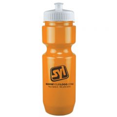 Basic Fitness Water Bottles – 22 oz - Orange