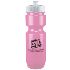 Basic Fitness Water Bottles – 22 oz - Pink