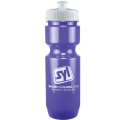 Basic Fitness Water Bottles – 22 oz - Purple