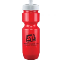 Basic Fitness Water Bottles – 22 oz - Red