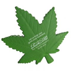 Squeezies® Stress Reliever – Cannabis Leaf - Green