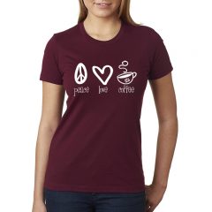 Ladies’ Next Level Boyfriend Tee - Maroon