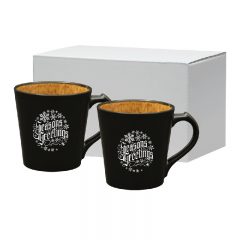 VOG Mug Ceramic Mug Gift Set - Brown