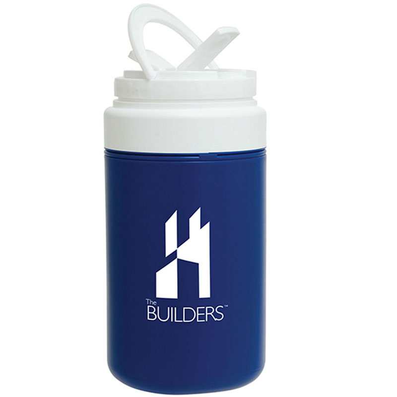 Glacier Insulated Cooler Jugs with Logo – 64 oz - Blue