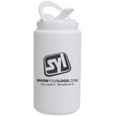 Glacier Insulated Cooler Jugs with Logo – 64 oz - White