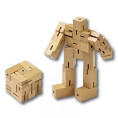 Robo Cube Puzzle Fidget Toy - Natural