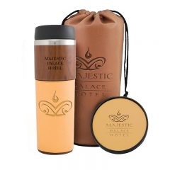 Alta Woodgrain Tumbler Gift Set – 14 oz - Goldenrod