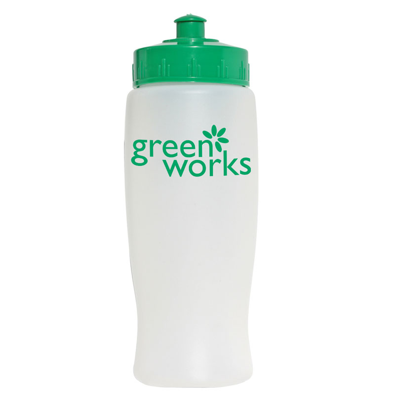 Carmel 24 Oz Sports Bottle - White