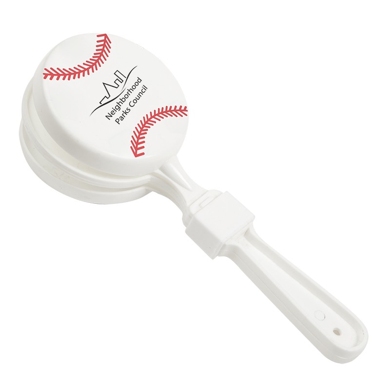 Baseball Clapper - White