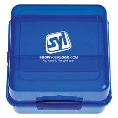 Split-Level Lunch Container - Blue