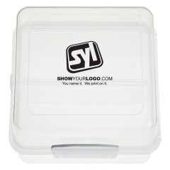 Split-Level Lunch Container - Clear