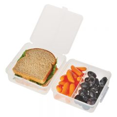 Split-Level Lunch Container - In Use