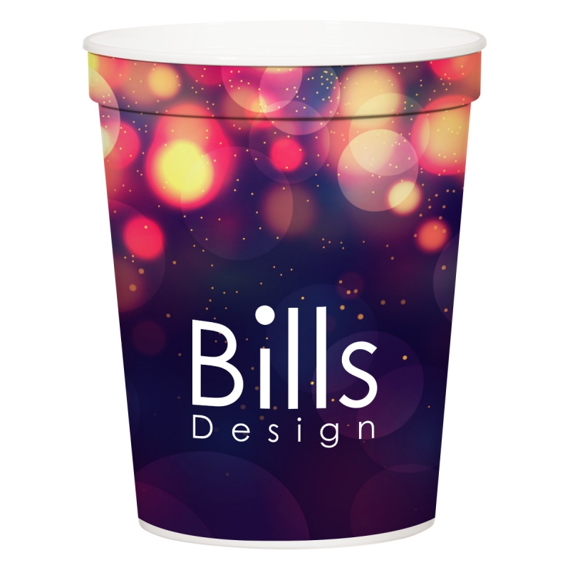 Full Color Stadium Cup – 16 oz - Full Color Imprint