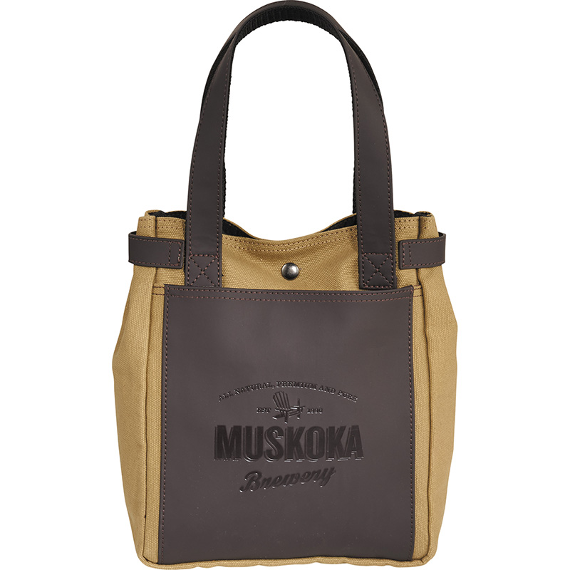Bullware Wine/Growler Tote - Brown