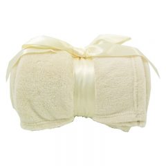 Luxury Plush Blanket - Vanilla