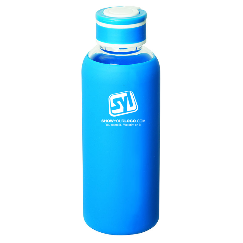 Queensway Glass Bottle – 17.5 oz - Royal Blue