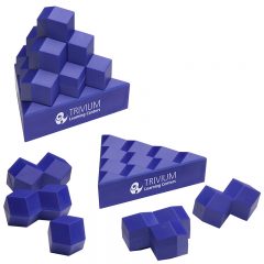Pyramid Stack Puzzle Set - Blue