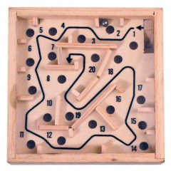 Wood Maze Puzzle - Wood
