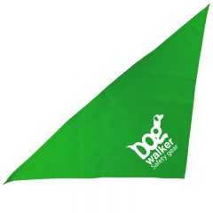 Large Triangle Bandana - Green