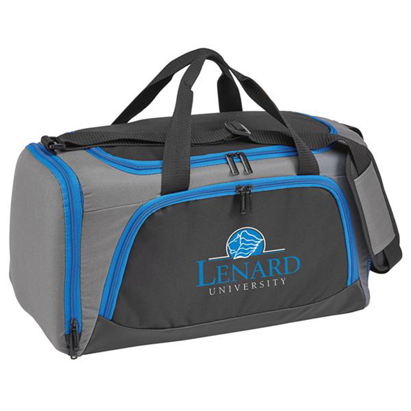 Athletic duffel - custom duffel bag with company logo