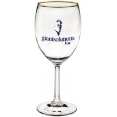 Napa Valley Goblet-Optic – 10 oz - With Gold Halo