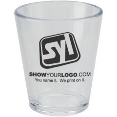 Acrylic Shot Glasses With Logo – 2 oz - Clear