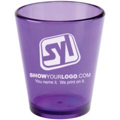 Acrylic Shot Glasses With Logo – 2 oz - Purple