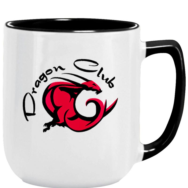 Duo-Tone Noble Mug – 17 oz - Black
