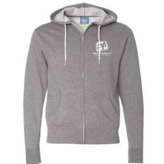 Independent Trading Co. Printed Hooded Sweatshirts - Gunmetal Heather