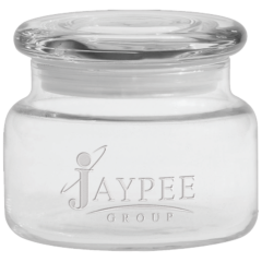 Apothecary Jar with Flat Lid – 8 oz - apothecarydeepetch
