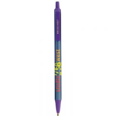 BIC® Clic Stic® Pen - Metallic Dark Blue Purple