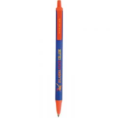 BIC® Clic Stic® Pen - Navy Orange